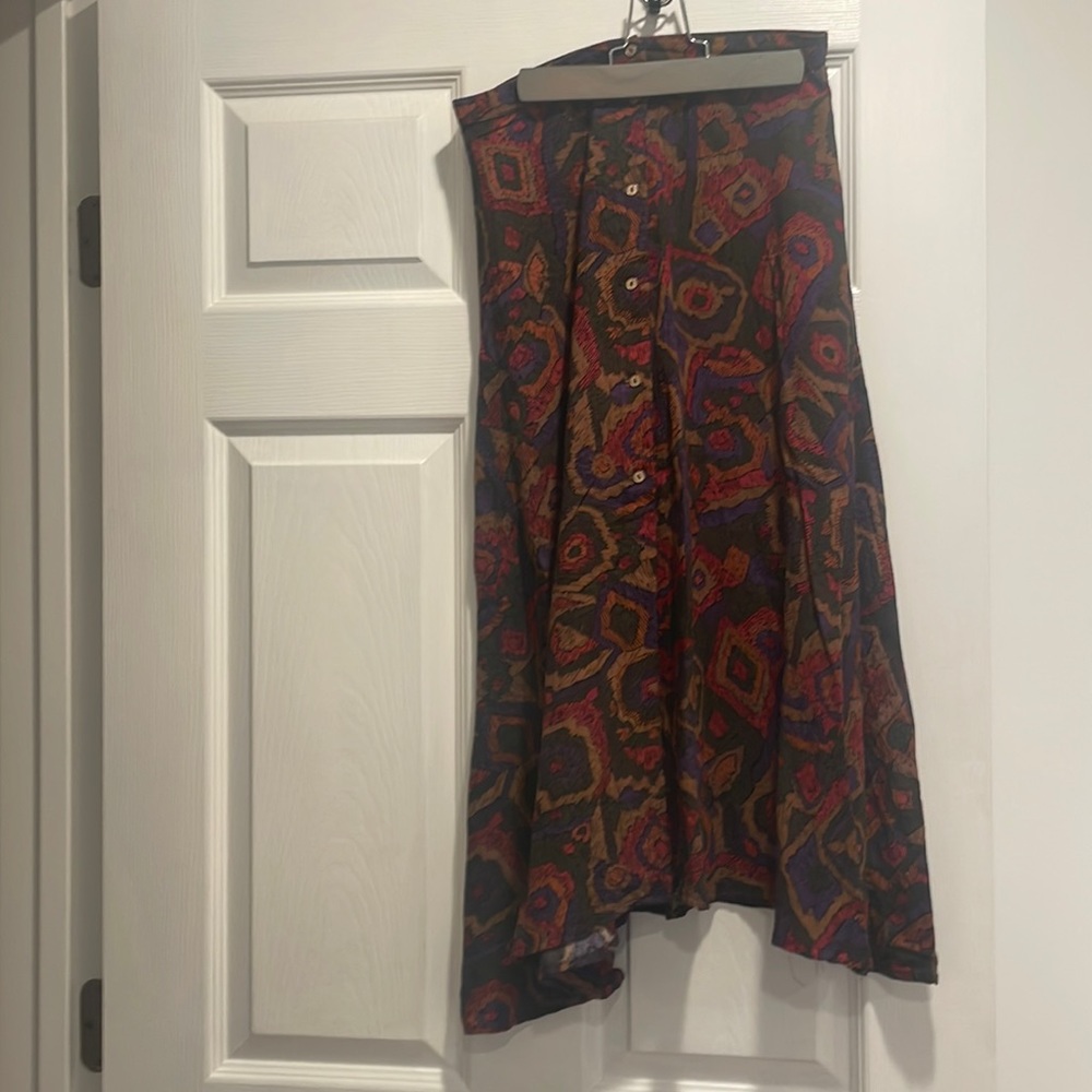 Super Cute High Waisted Paisley Skirt